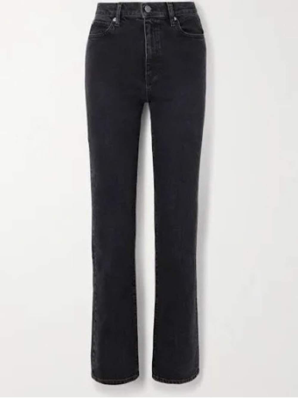 FRAME The Ruler High-Rise Jeans in Dark Denim — Size 28